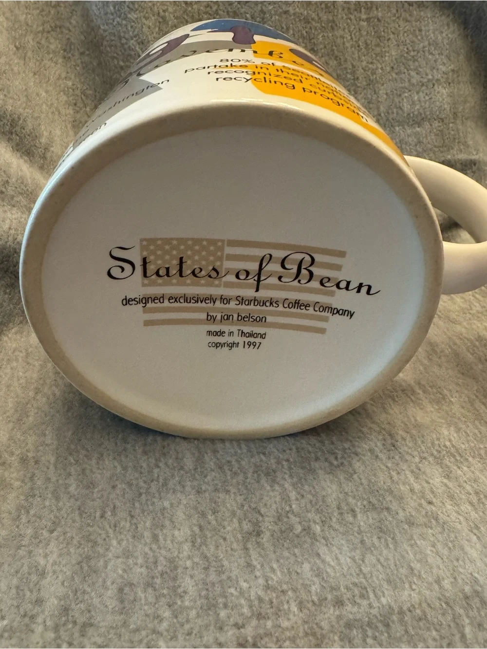 Starbucks Washington State Mug - 1997 States of Bean Series